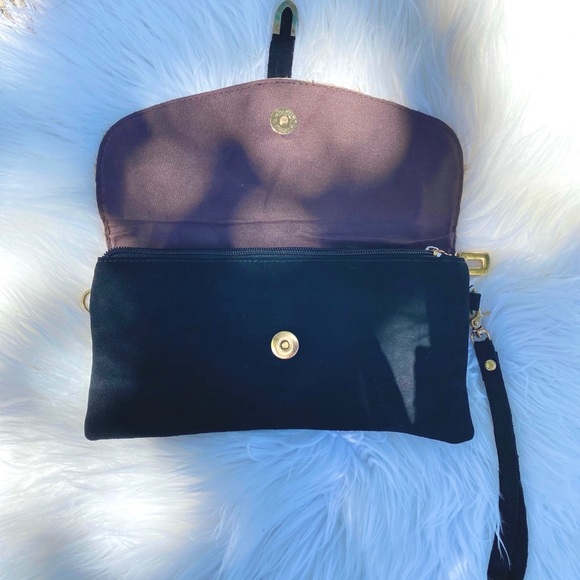 Vintage Cowhide Suede Handbag - Picture 6 of 8